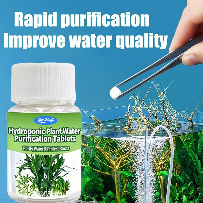 Aquarium Plant In Pot - Hydroponic Water Purification Tablets-Instant Water Suitable