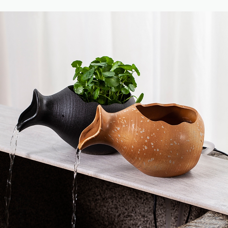 Planted Aquarium Jar - Ceramic Fish Aquariums Fish-farming Ceramic Jar