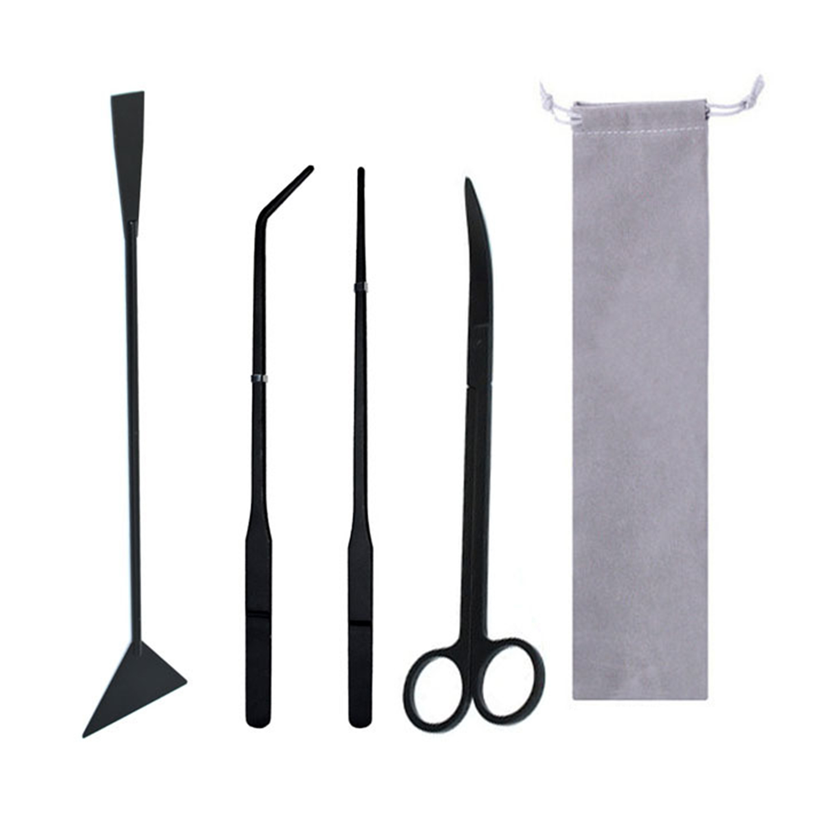 Planted Aquarium Cleaning Kit - Stainless Steel Aquarium Tools Kit Scissors
