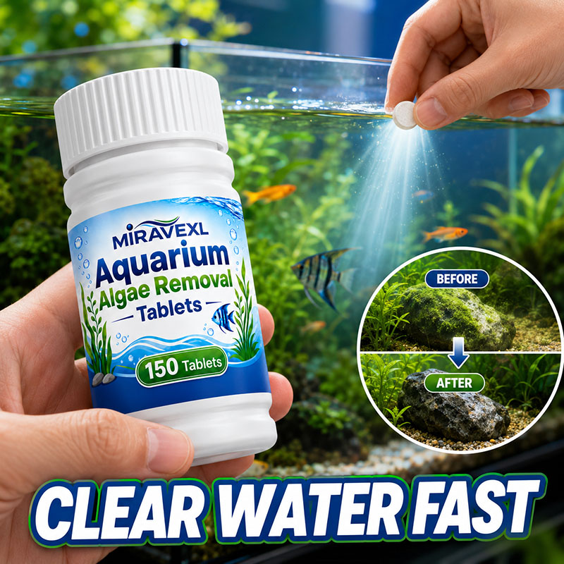 Aquarium Plant In Pot - MIRAVEXL 150 Aquarium Algae Removal Tablets,