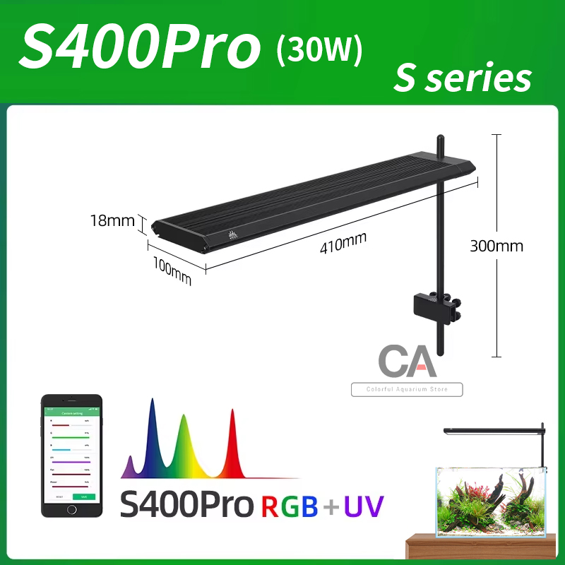 WEEK AQUA S Series RGB+UV Full - огляд і ціна Aquarium Plant Light Spectrum