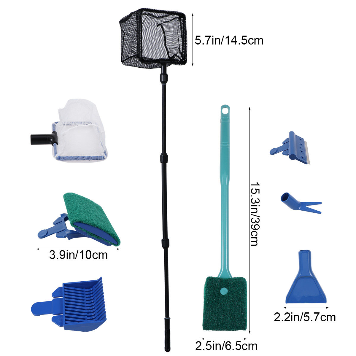 6 in Fish Tank Cleaning Kit Aq - огляд і ціна Planted Aquarium Cleaning Kit