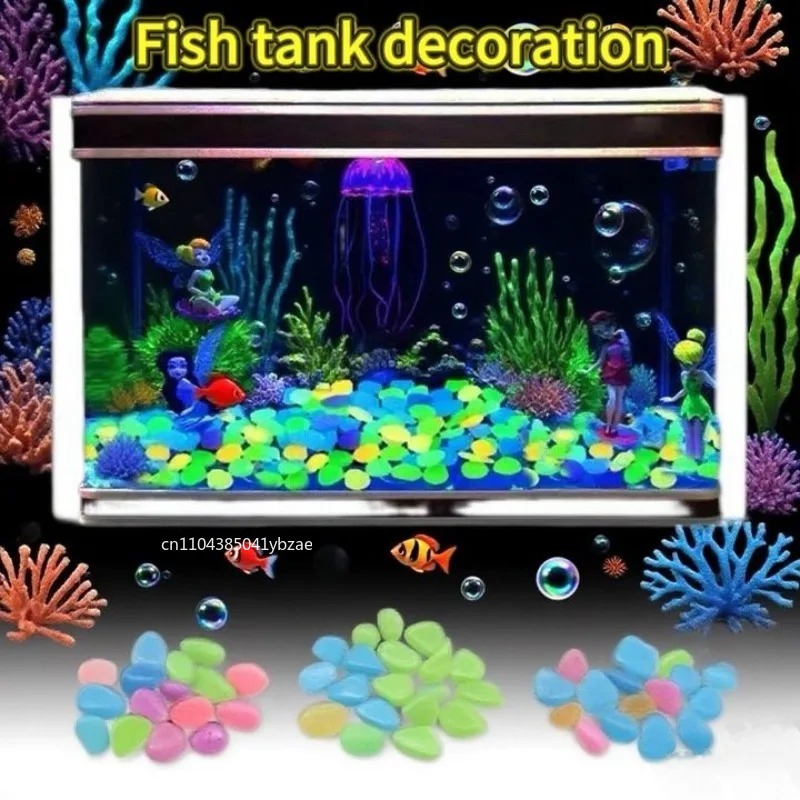 100-800pcs Glow in The Dark Pe - огляд і ціна Aquarium Plant In Pot