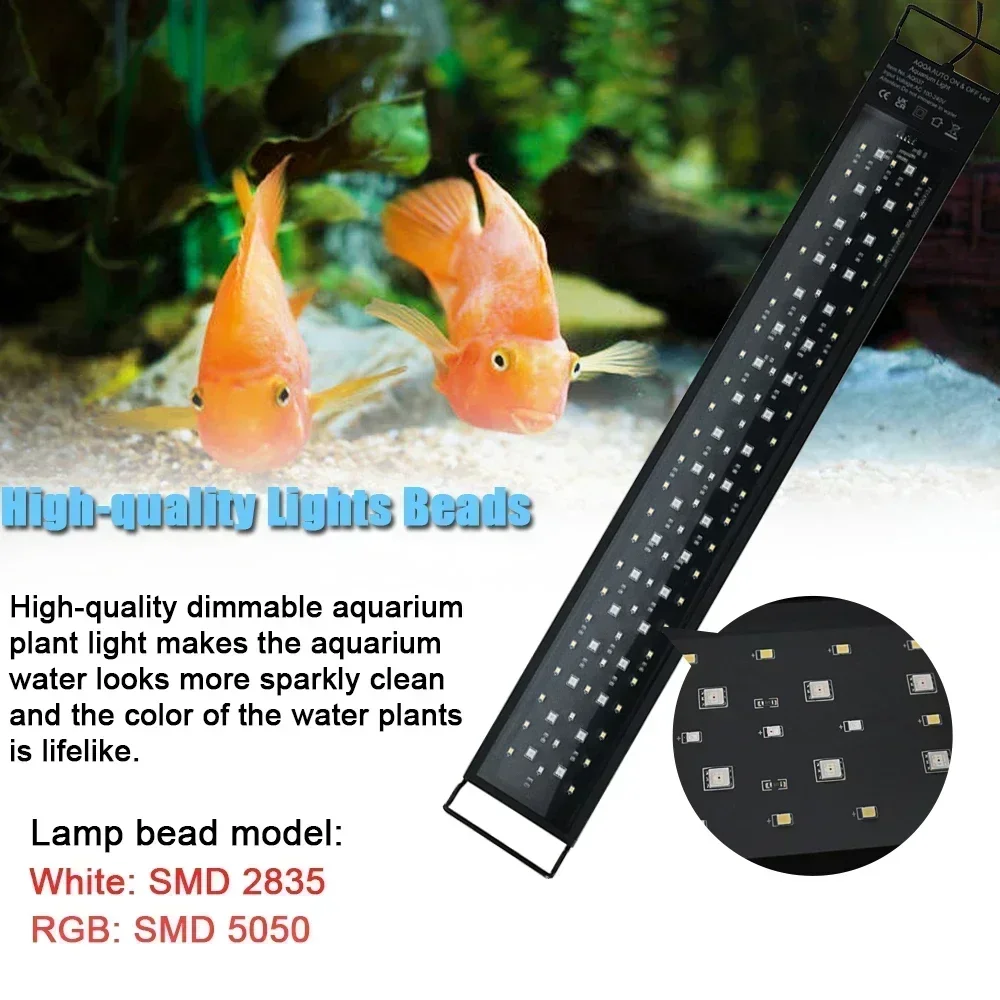 IP68 Waterproof Aquarium LED L - огляд і ціна Aquarium Plant Light Spectrum