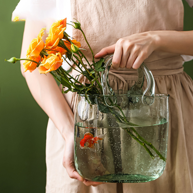 Nordic Tabletop Glass Flower V - огляд і ціна Planted Aquarium Jar
