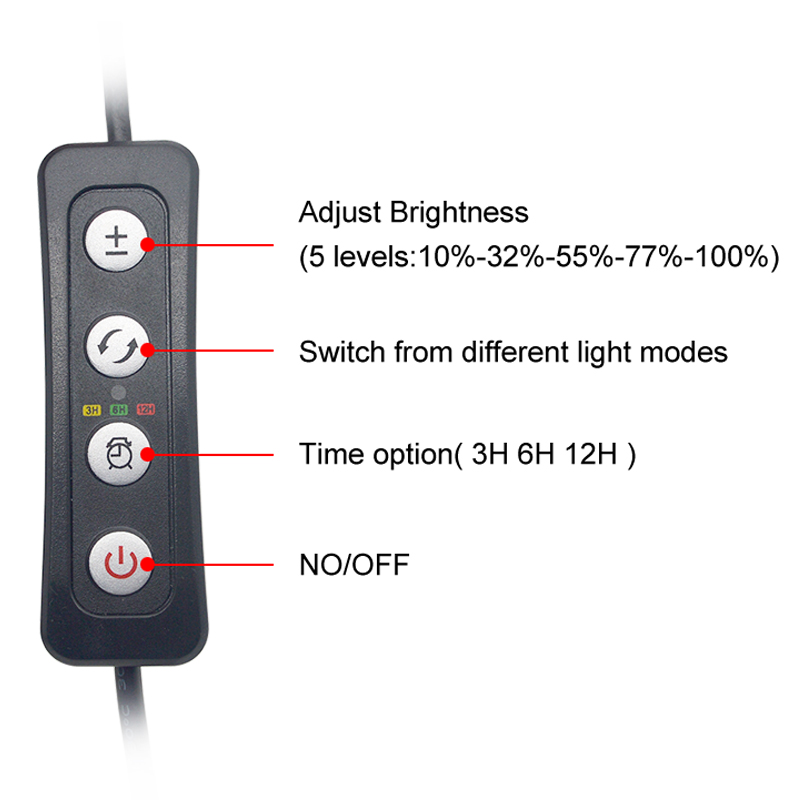 Aquarium LED Light for 16-64CM - огляд і ціна Aquarium Plant Light Spectrum