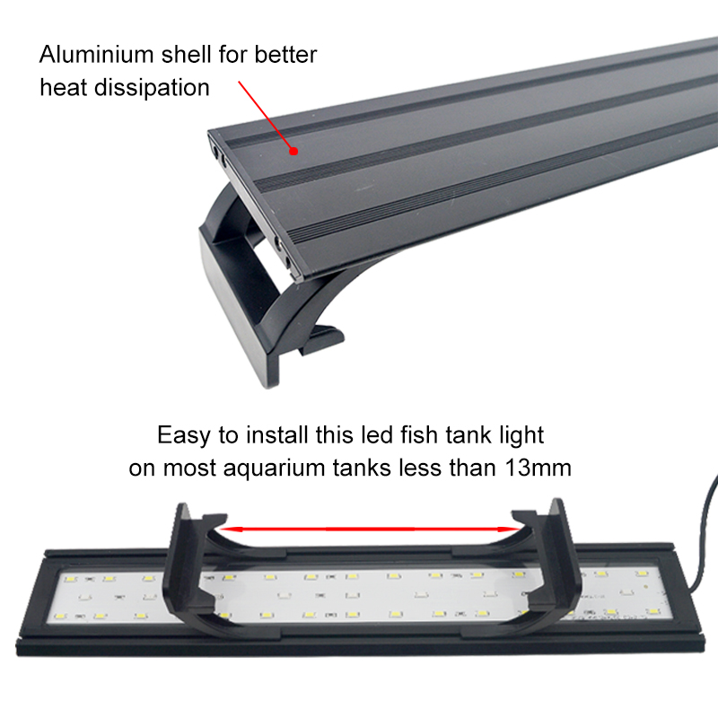 Aquarium LED Light for 16-64CM - огляд і ціна Aquarium Plant Light Spectrum