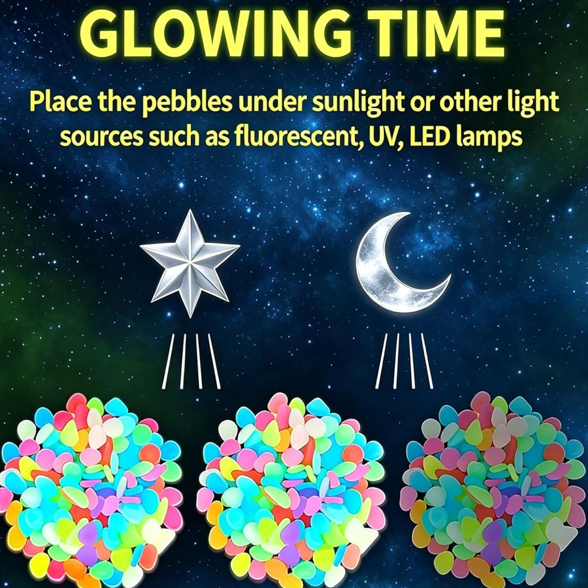 Colorful Glow In The Dark Lumi - огляд і ціна Aquarium Planted Tank