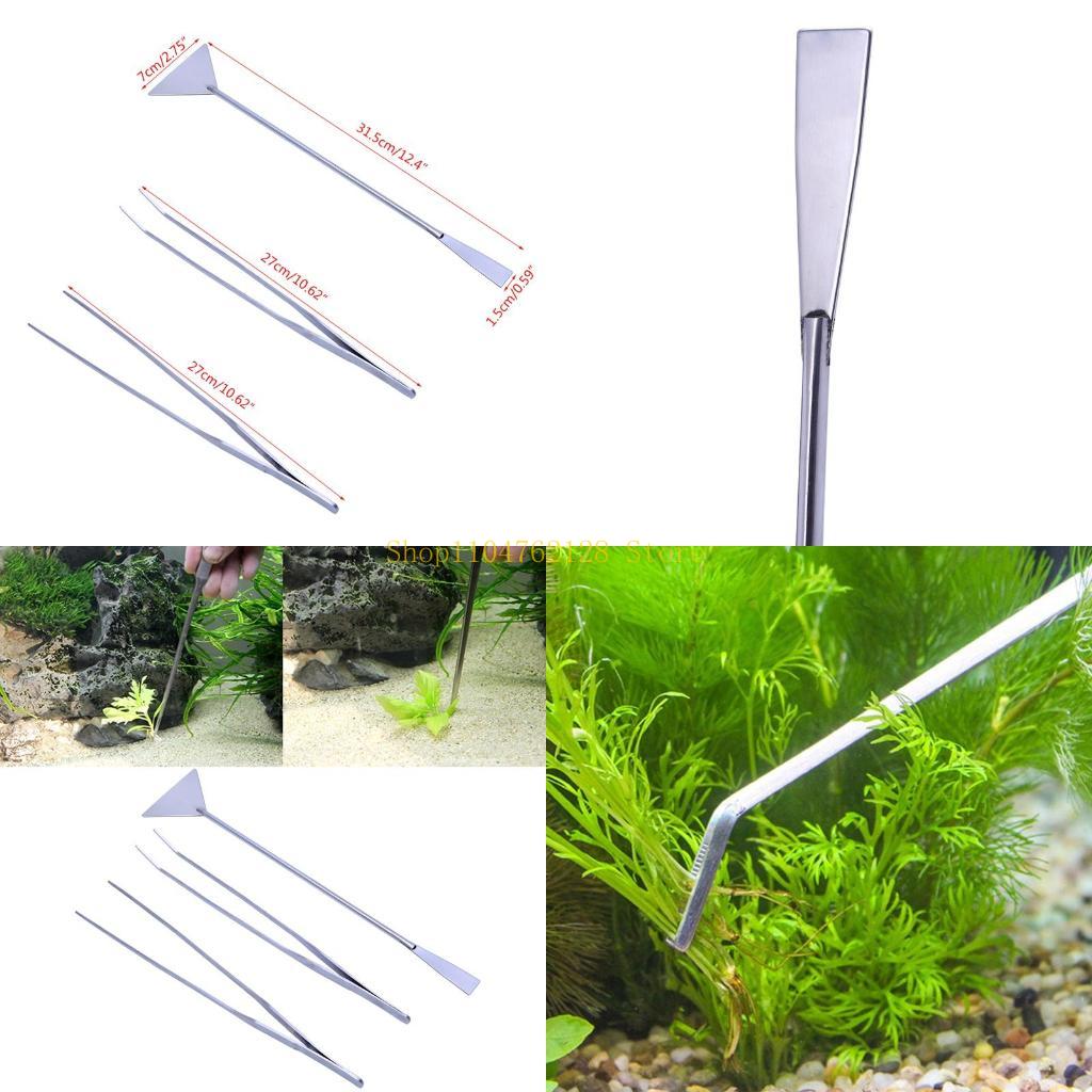 3-Piece Aquarium Tool Kit Stai - огляд і ціна Planted Aquarium Cleaning Kit