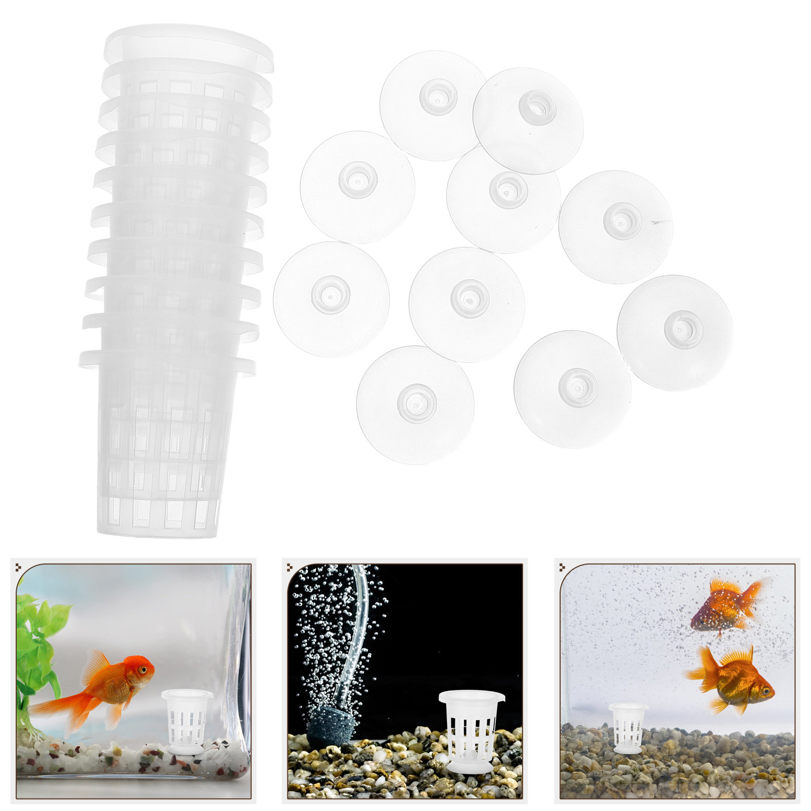 1Set Hydroponic Net Pot with S - огляд і ціна Aquarium Planted Tank