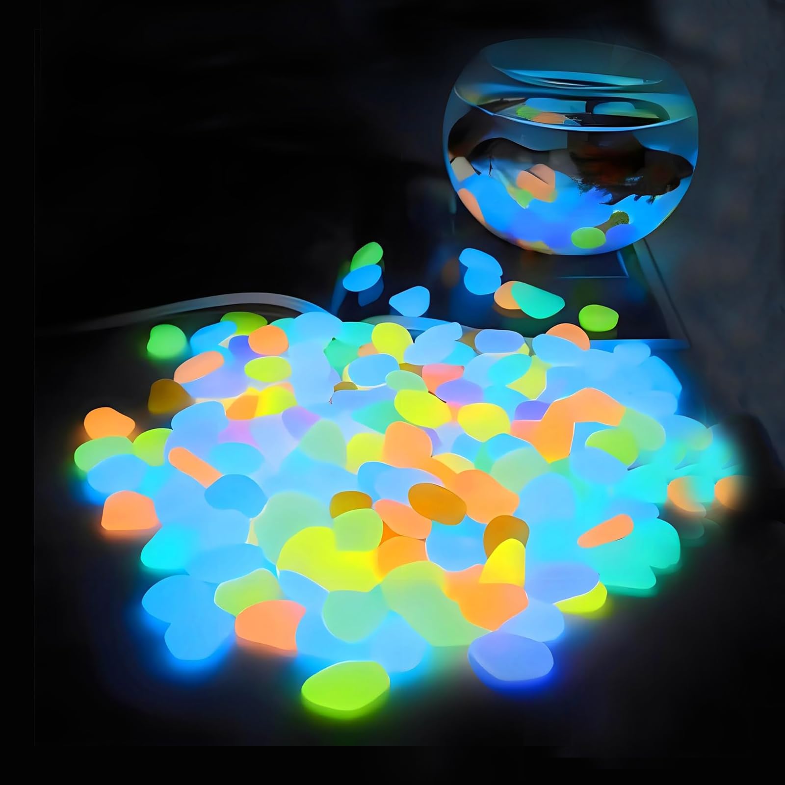 Aquarium Decor Glow In The Dar - огляд і ціна Aquarium Plant In Pot