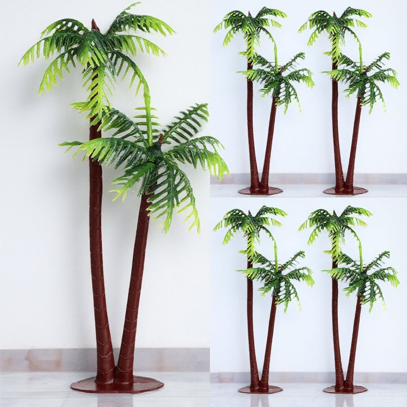 5Pcs Artificial Coconut Tree D - огляд і ціна Aquarium Planted Tank