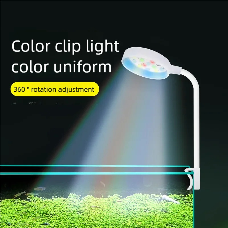 3W LED Clip-On Aquarium Light  - огляд і ціна Aquarium Plant Light Spectrum
