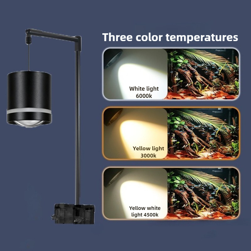 Clip-On Fish Tank Light Full S - огляд і ціна Aquarium Plant Light Spectrum