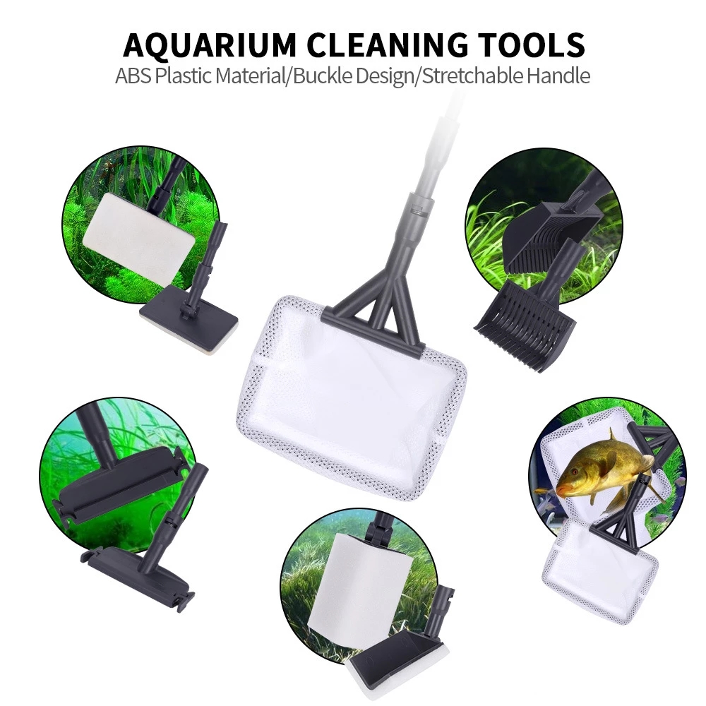 6 in 1 Aquarium Cleaning Tools - огляд і ціна Planted Aquarium Cleaning Kit