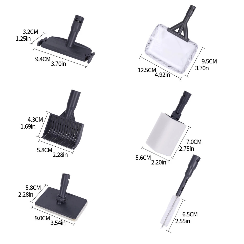6 in 1 Aquarium Cleaning Tools - огляд і ціна Planted Aquarium Cleaning Kit