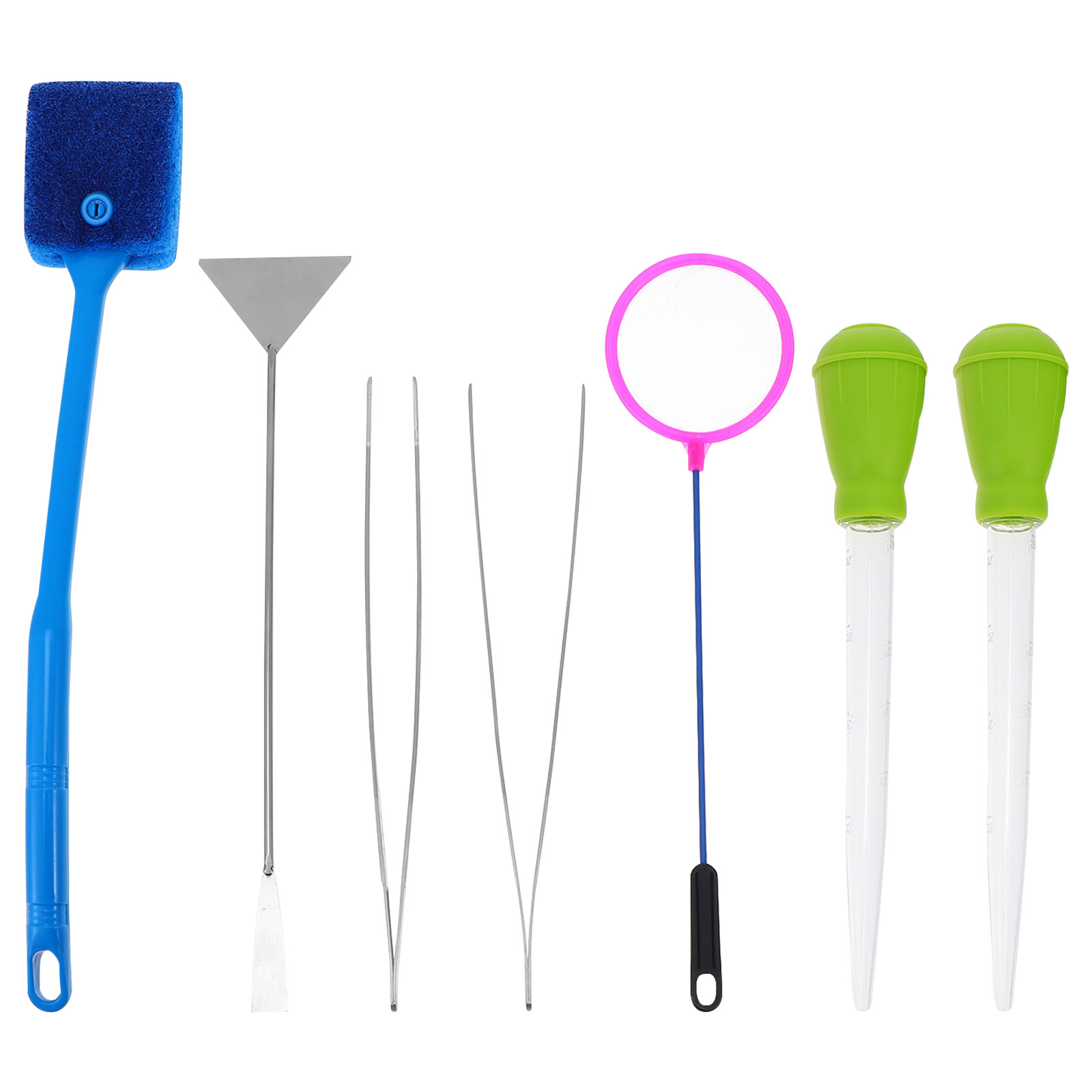 7Pcs Aquarium Fish Tank Tool K - огляд і ціна Planted Aquarium Cleaning Kit