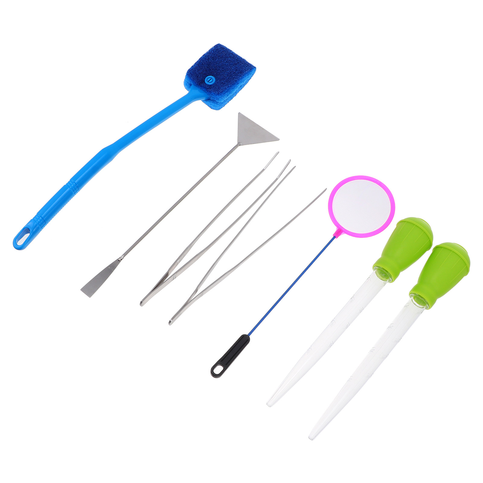 7Pcs Aquarium Fish Tank Tool K - огляд і ціна Planted Aquarium Cleaning Kit