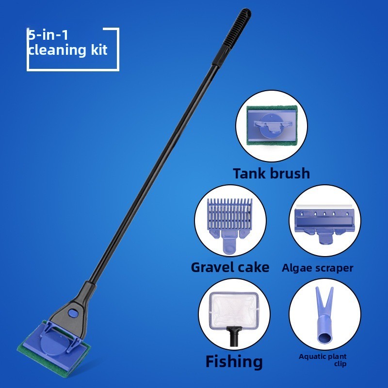 Fish Tank Algae Remover Tool S - огляд і ціна Planted Aquarium Cleaning Kit
