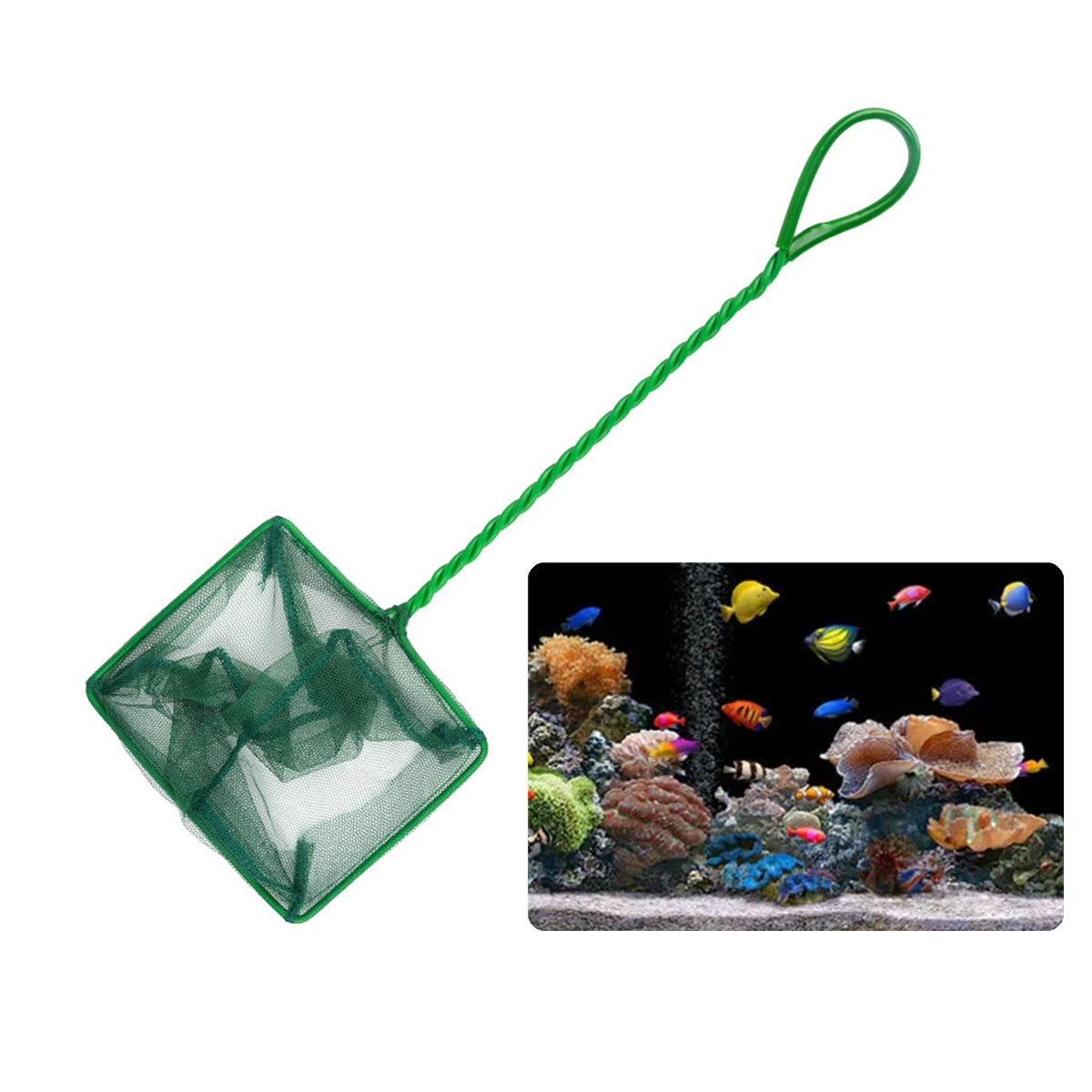 3~10 Inch Portable Nylon Green - огляд і ціна Planted Aquarium Cleaning