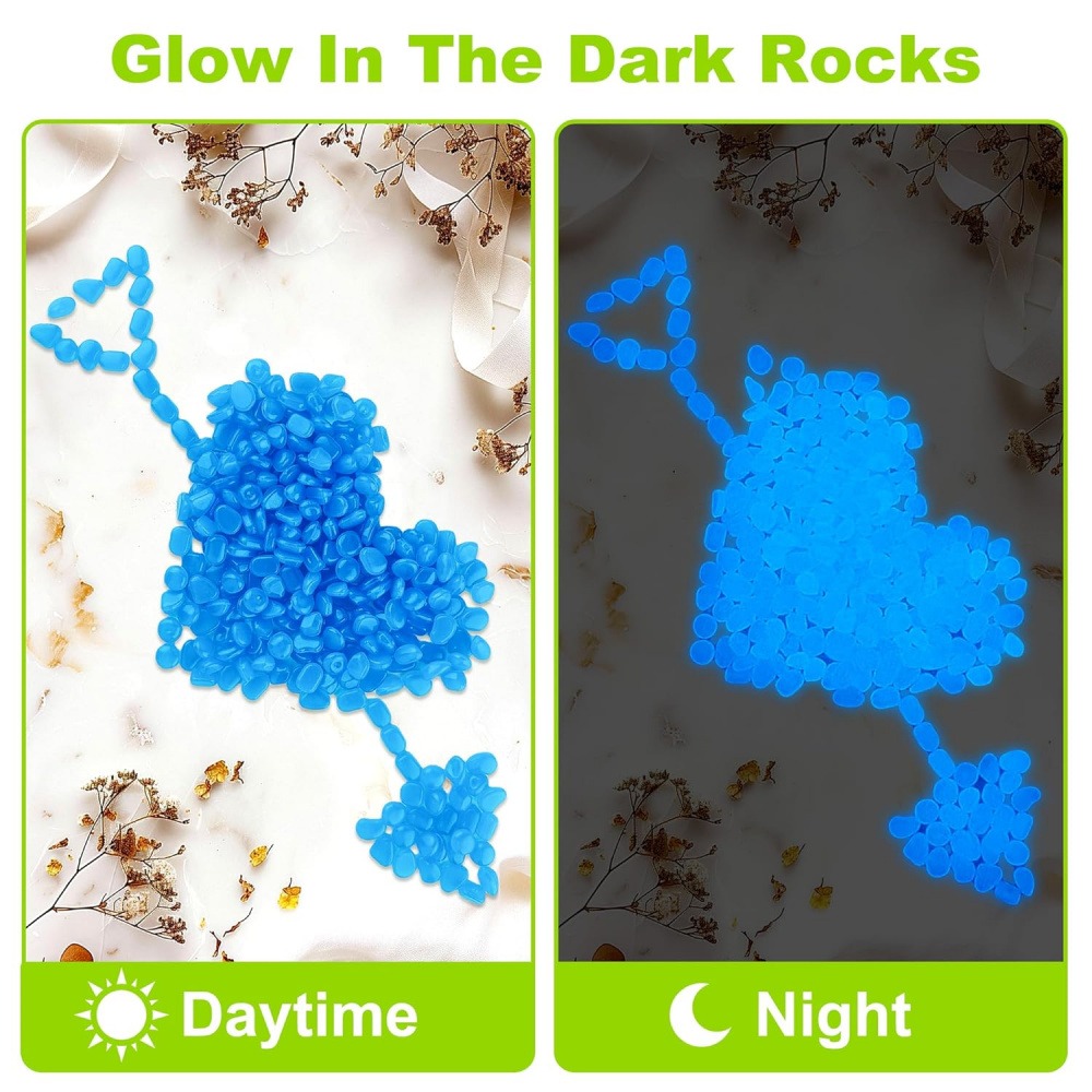 100 Pack Glow in The Dark Ston - огляд і ціна Planted Aquarium With Rocks