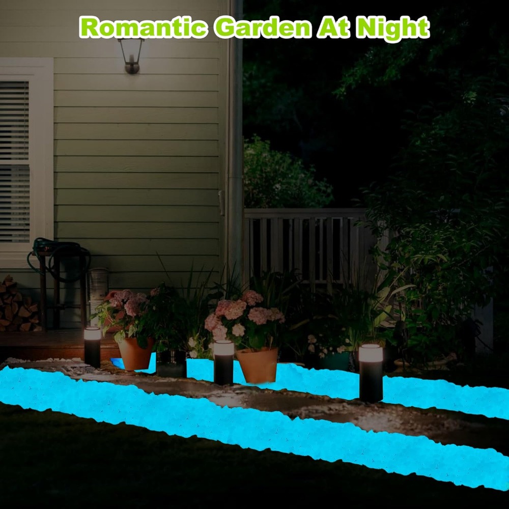 100 Pack Glow in The Dark Ston - огляд і ціна Planted Aquarium With Rocks