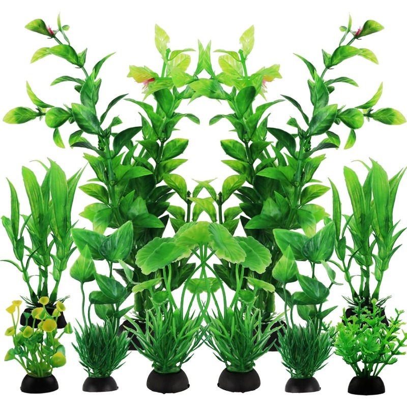 10/20Pcs Artificial Aquarium P - огляд і ціна Aquarium Planted Tank