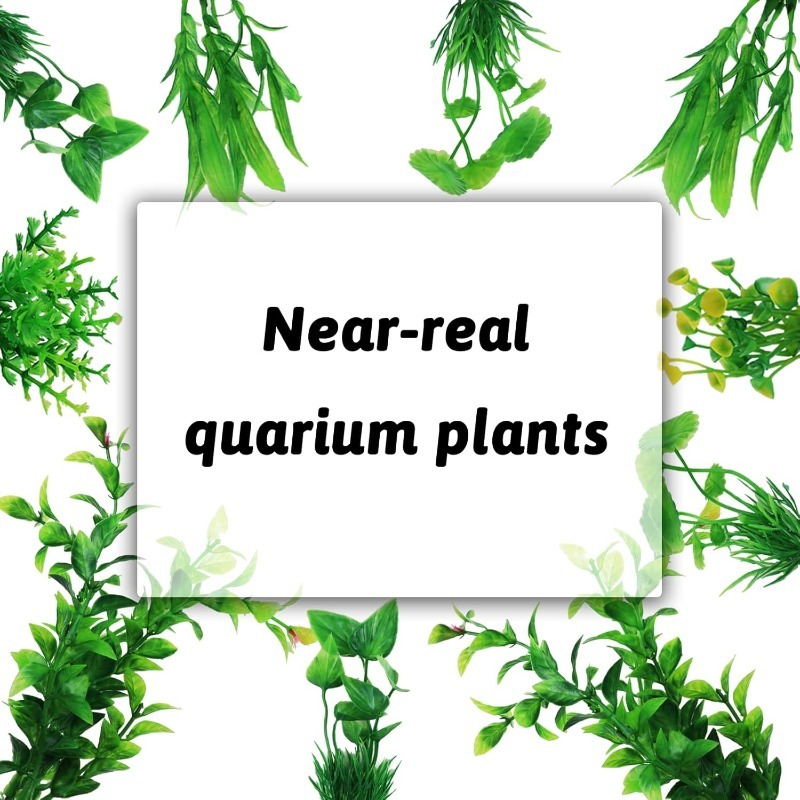 10/20Pcs Artificial Aquarium P - огляд і ціна Aquarium Planted Tank