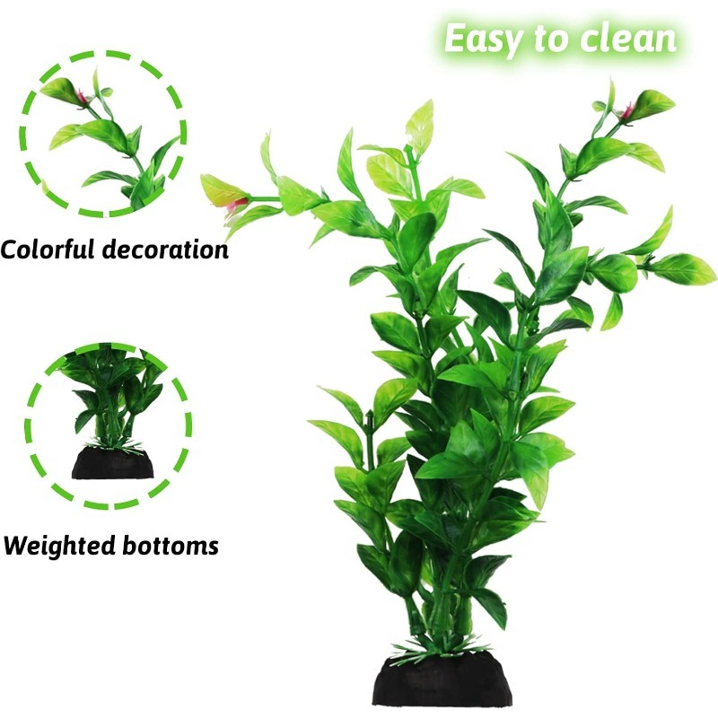 10/20Pcs Artificial Aquarium P - огляд і ціна Aquarium Planted Tank