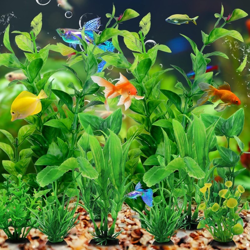 10/20Pcs Artificial Aquarium P - огляд і ціна Aquarium Planted Tank