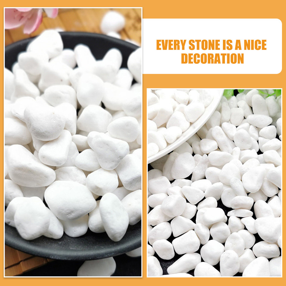 1Set Elegant White Decorative  - огляд і ціна Planted Aquarium With Rocks