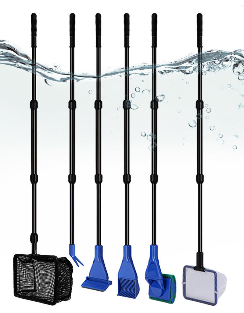 6-IN-1 Aquarium Cleaning Tools - огляд і ціна Planted Aquarium Cleaning Kit