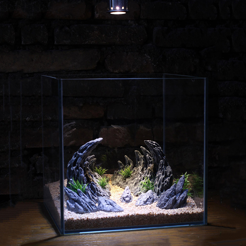 Fish Tank Simulation Stone Can - огляд і ціна Planted Aquarium With Rocks